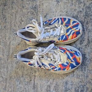 Roberto cavalli Holographic Viper Sneakers. Made In Italy .